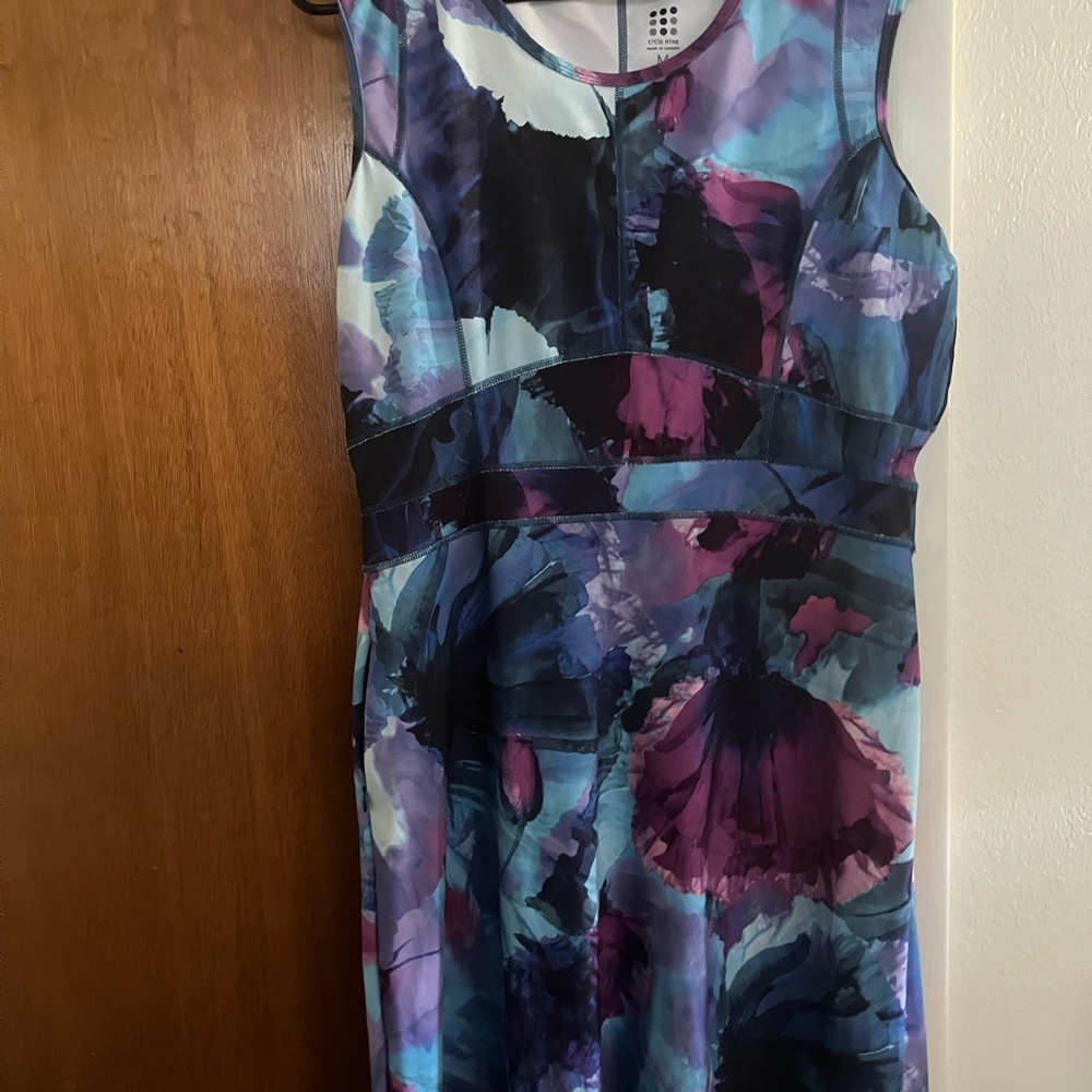 Elegant Multicolor Sleeveless Dress